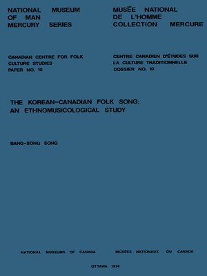 cover image of Korean-canadian Folk Song